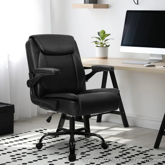 CHAIR Office Chair Adjustable Desk Chair Mid Back Executive Comfortable PU Leather Ergonomic Gaming Back Support Home