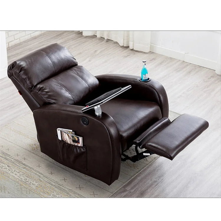 Modern leather living room sofa set furniture reclinable electric recliner sofa chair