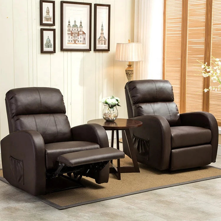 Modern leather living room sofa set furniture reclinable electric recliner sofa chair