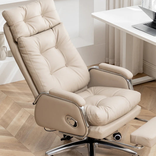 Comfortable Sofa Chair Home Use Suitable Reclining Comfortable Leather Office Chair Leisurely Sitting In The Office Furniture