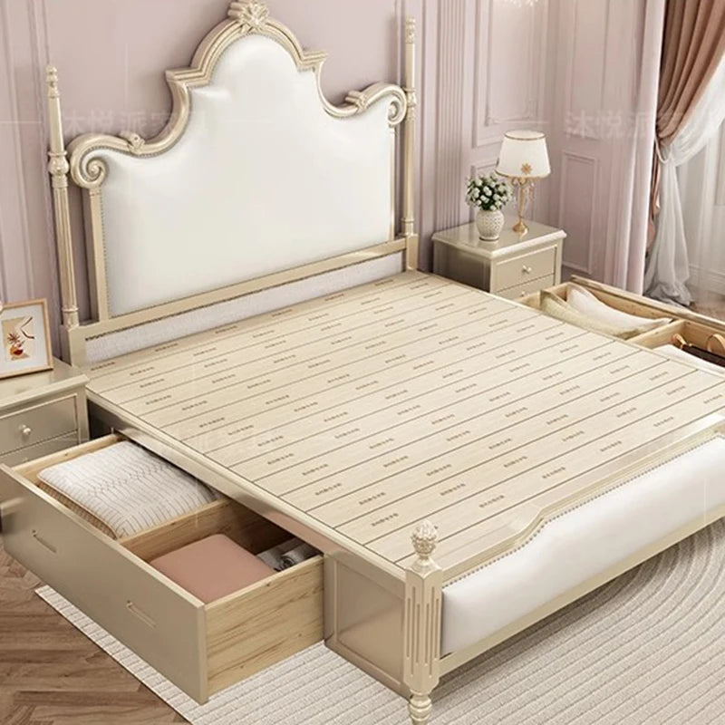 Bedroom Baby Bed Massage Japanese Unique Outdoor Design Hotel Tatami Beauty Castle Modern Bed Double Muebles Trendy Furniture