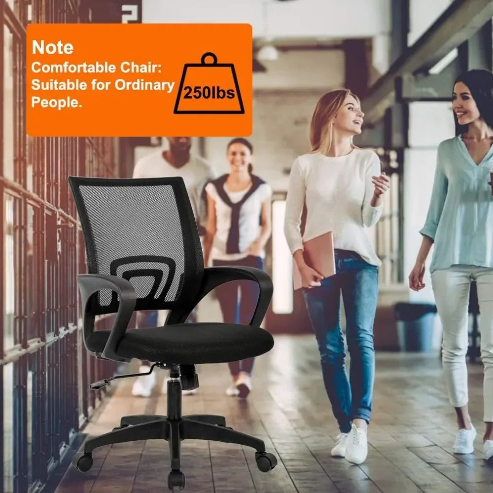 Home Office Chair Ergonomic Desk Chair Mesh Computer Chair with Lumbar Support Armrest Executive Rolling Swivel Adjustable